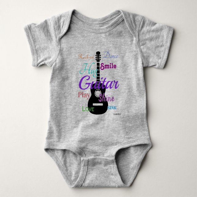 HAMbyWG - Camiseta - Multicolor - Guitarra (Frente)