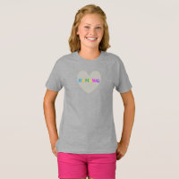 HAMbyWG - Camisetas - Coração com Logotipo - Azul