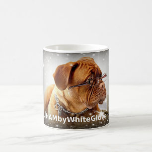 HAMbyWG - caneca de café - buldogue w/Glasses
