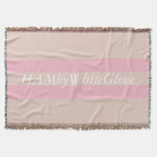 HAMbyWG - Cobertor - Rosa Tons Diferentes com Logo