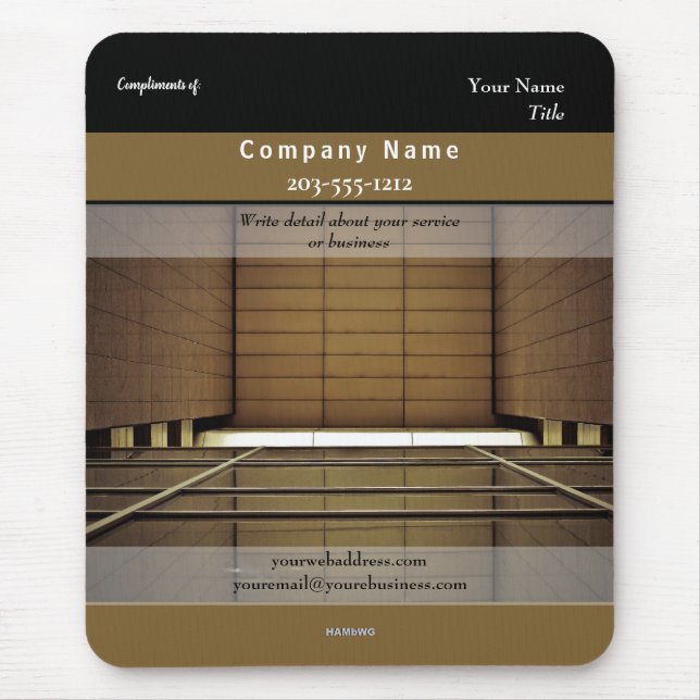 HAMbyWG da arquitetura do Mousepad do promocional (Frente)