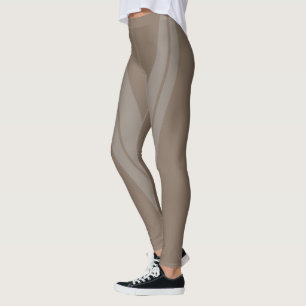 HAMbyWG - Leggings de compactação - 2 Tons/Taupe