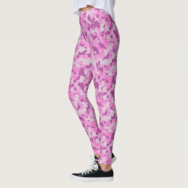 HAMbyWG - Leggings de compressão - Camoflagem rosa (Esquerda)