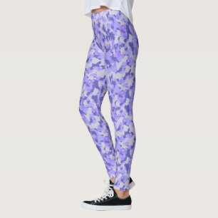 HAMbyWG - Leggings de compressão - Camoflagem roxa