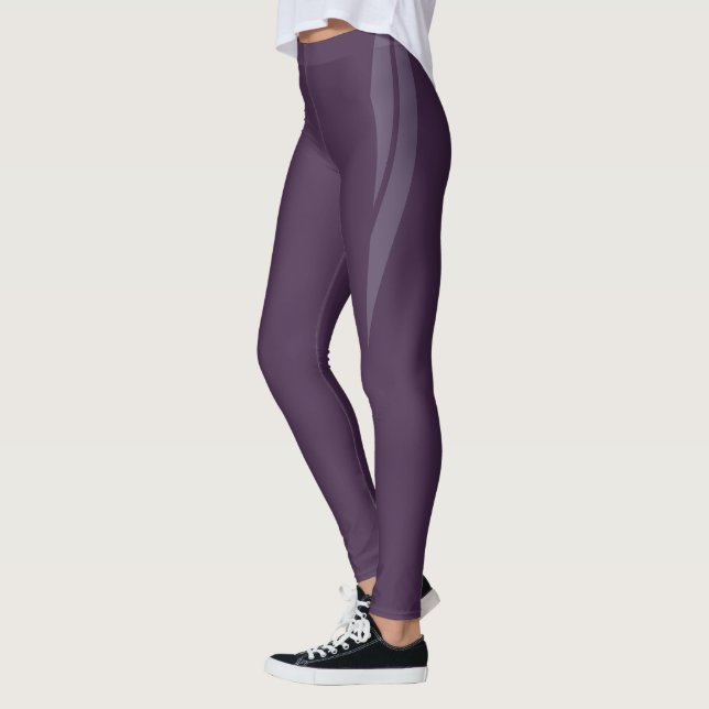 HAMbyWG - Leggings de compressão - Plum (Esquerda)