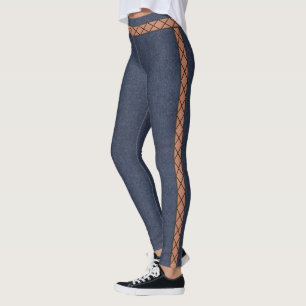 HAMbyWG - Leggings - Denim Image - Corte de Olhar