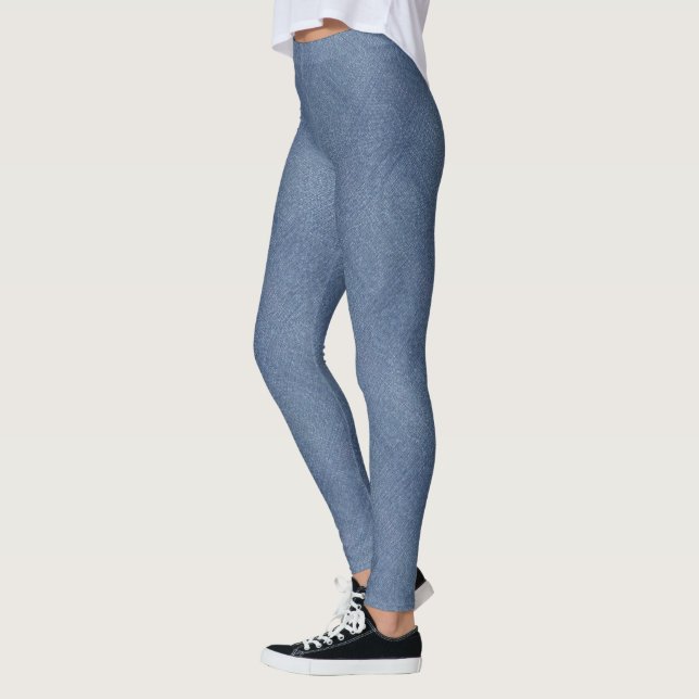 HAMbyWG - Leggings - Estampa Azul Semelhante a Jea (Esquerda)
