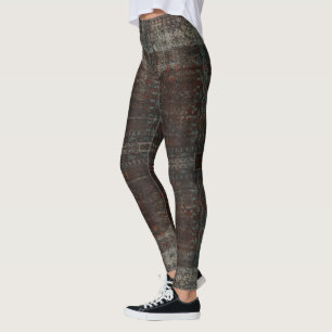 HAMbyWG - Leggings - Vintage em gótica em relevo