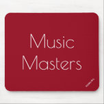 HAMbyWG - Mouse Pad - Mestrados de música<br><div class="desc">HAMbyWG - Mouse Pad - Mestrados de música - Ame esta cor vermelha! Basta adicionar seu nome, seu nome de empresa ou sua mensagem!</div>