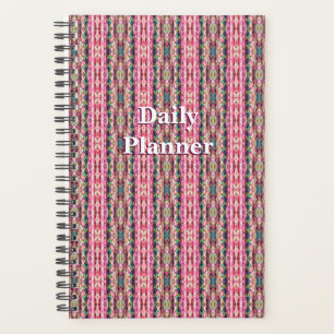 HAMbyWG - Pequeno Planejador Diário - Twine Rosa