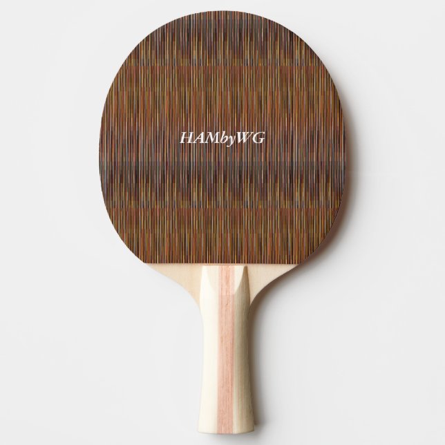 HAMbyWG - Raquete de ping pong - Design de Bronze  (Frente)