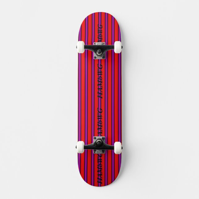 HAMbyWG - skate - Bar vermelho roxo w HAMbWG (Frente)