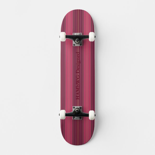 HAMbyWG - skate - Dark Cherry Stripe (Frente)