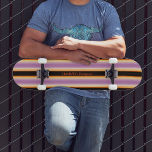 HAMbyWG - skate - Laranja Violeta Preto