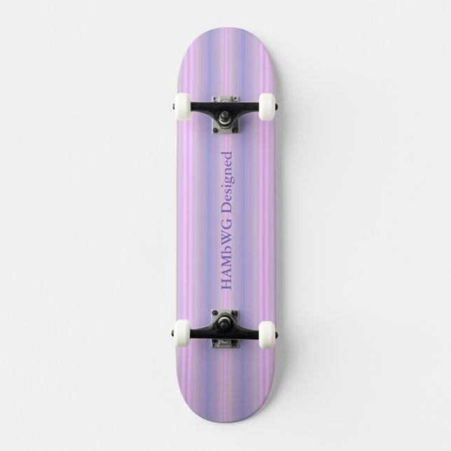 HAMbyWG - Skateboard - Gradiente Lilac Violet Soft (Frente)