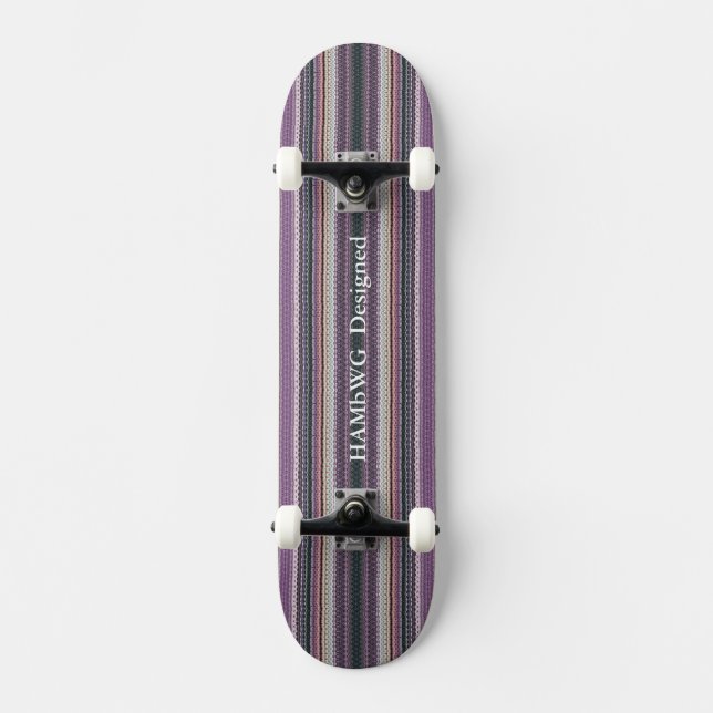 HAMbyWG - Skateboard - Hipster Roxo Knit (Frente)