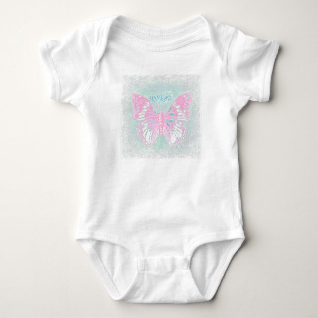 HAMbyWG - T-Shirt - Borboleta Rosa (Frente)