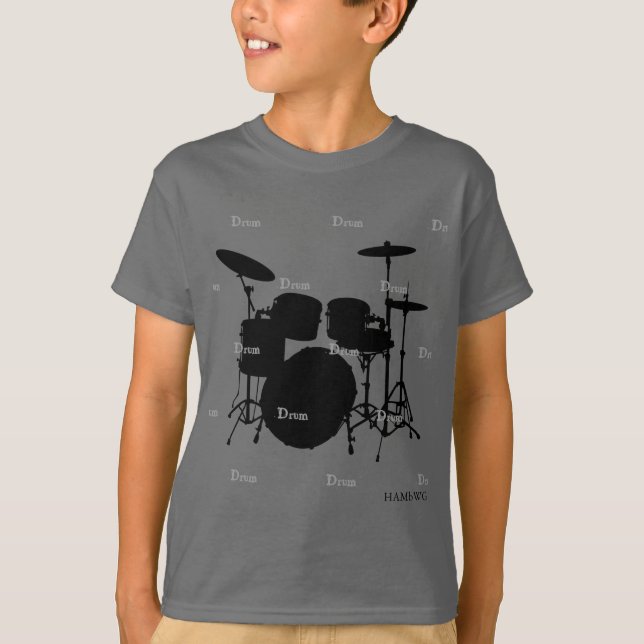 HAMbyWG - T-shirt - Drums (Frente)