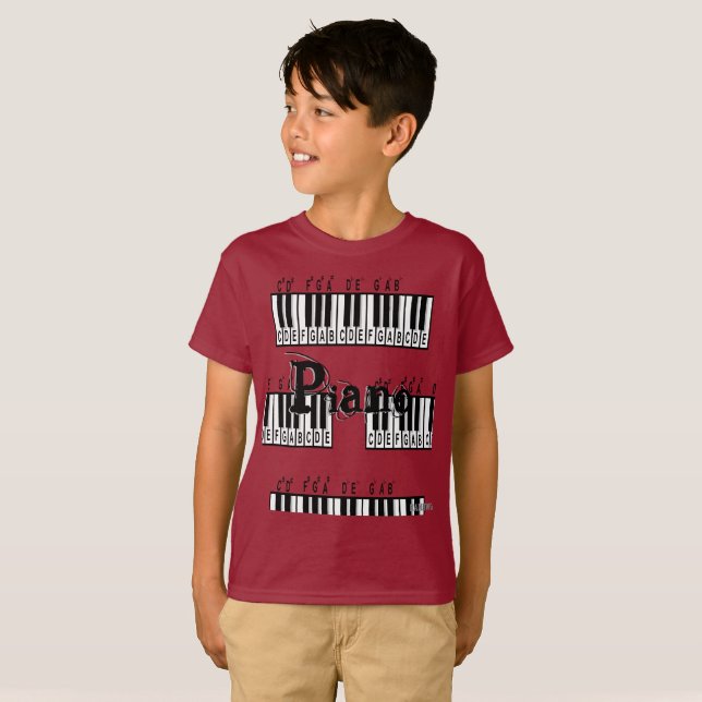 HAMbyWG - T-shirt - Piano (Frente Completa)