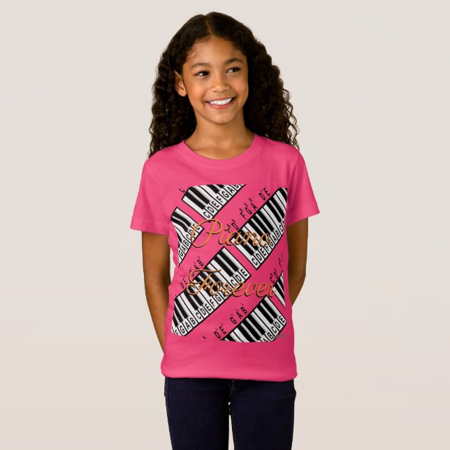HAMbyWG - T-shirt - Piano Forever (Frente Completa)