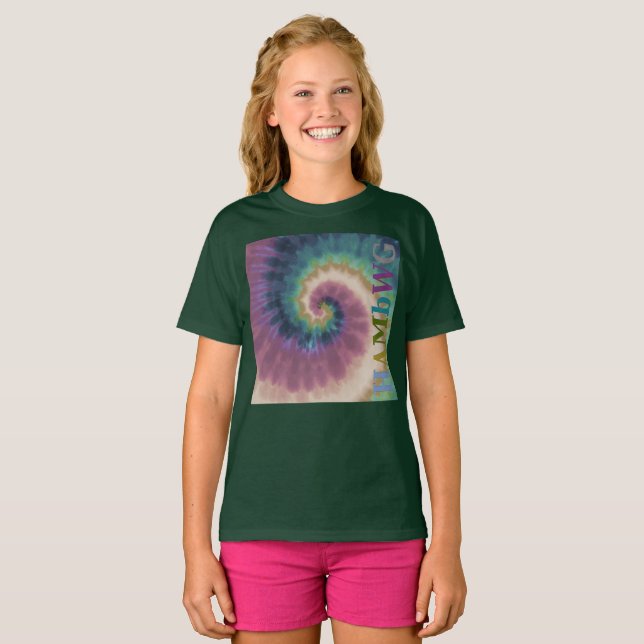 HAMbyWG - T-Shirts - Tie Dye Multicolor Side Logo (Frente Completa)