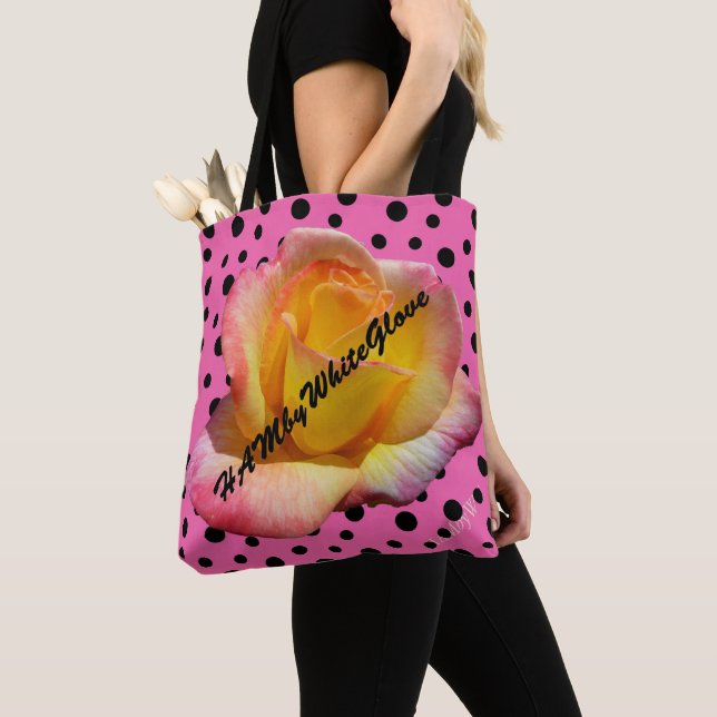 HAMbyWG - Tote Bag - Rockabilly Rosa (Close Up)