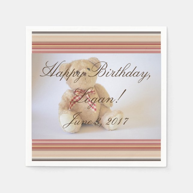 HAMbyWhiteGlove - Papel de guardanapo - Personaliz (Frente)