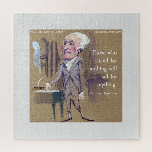 Hamilton "Stand For Any", Quebra-cabeça de Jigserr (Vertical)