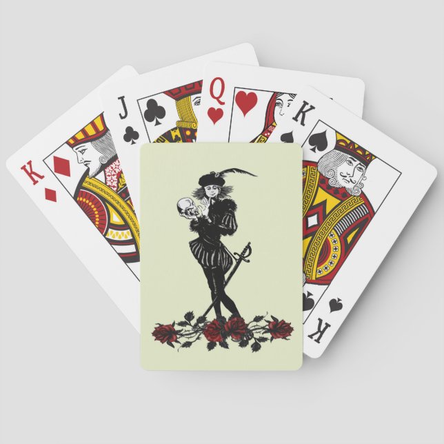 Hamlet O Bardo Bicicletas de Cartas de Baralho Lim (Verso)