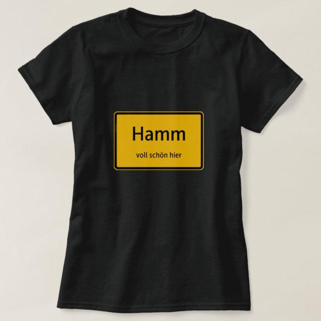 Hamm Damen Frauen T-Shirt Tshirt Shirt (Frente do Design)
