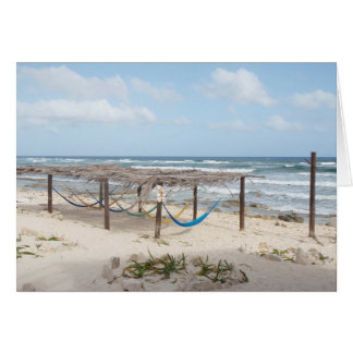 Hammocks no Cartão de Praia