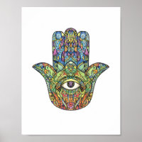 Hamsa Hand Poster