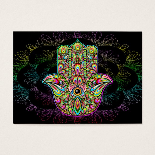 Hamsa Hand Psychedelic (Frente)