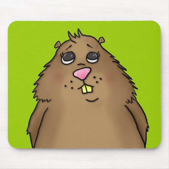 Hamster carnudo Mousepad (Frente)