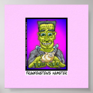 Hamster Divertido de Frankenstein Impressão em Tel