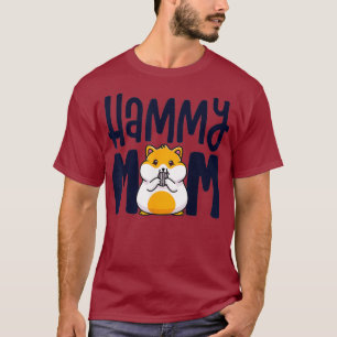 Hamster Mamãe Camisa Para Meninas Hammy Mãe Crianç