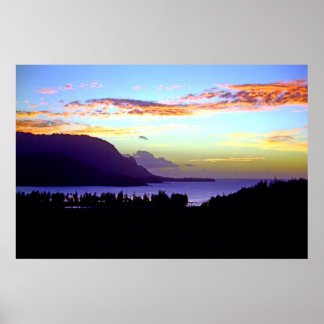 Hanalei Sunset Impressão