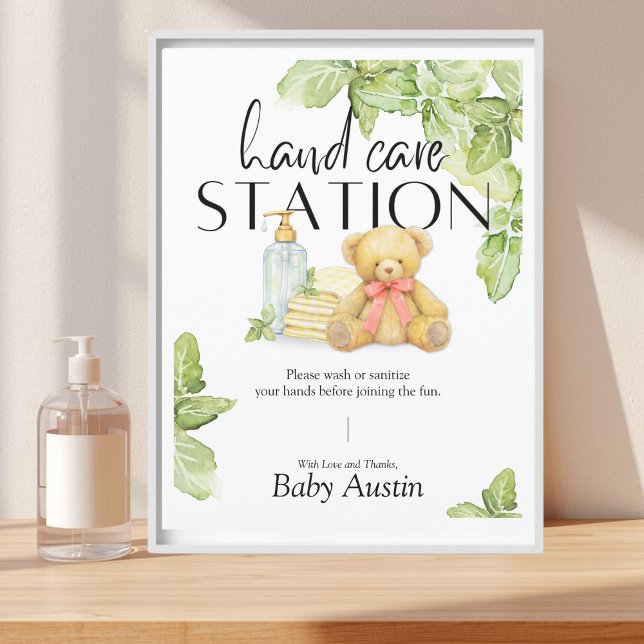 Hand Care Station Sign (Criador carregado)