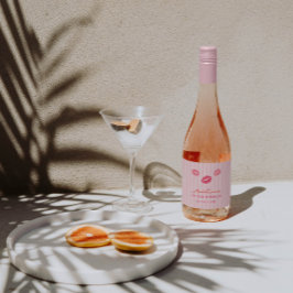 Hand-drawn Pink Lips Valentine's Day Bridal Shower