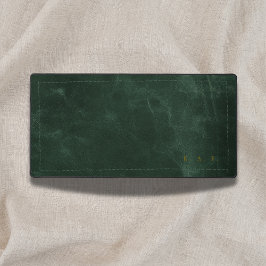 Hand-Stitched Style Forest Green Scholar Mug