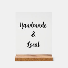 Handmade and Local Craft Fair Table