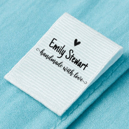 Handmade by Sew on Labels With Customization