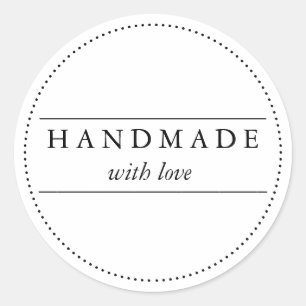Handmade com etiqueta do amor
