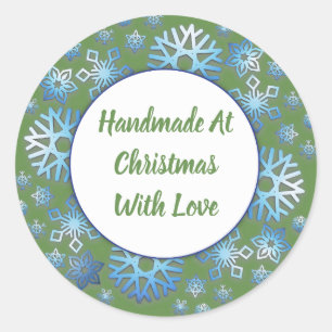 Handmade no Natal com etiquetas do amor