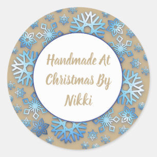 Handmade no Natal por etiquetas