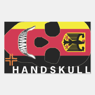 HANDSKULL Alemanha - etiqueta