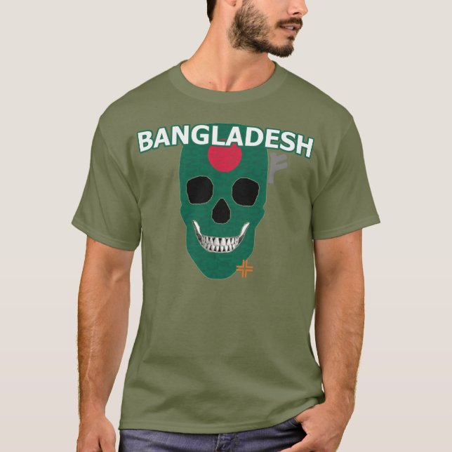 HANDSKULL Bangladesh t-shirt básica B2 (Frente)