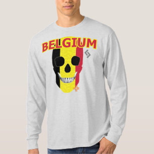 HANDSKULL Bélgica T-Shirt B2 de longa distância