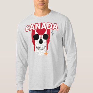 HANDSKULL Canadá T-Shirt B2 de longa distância