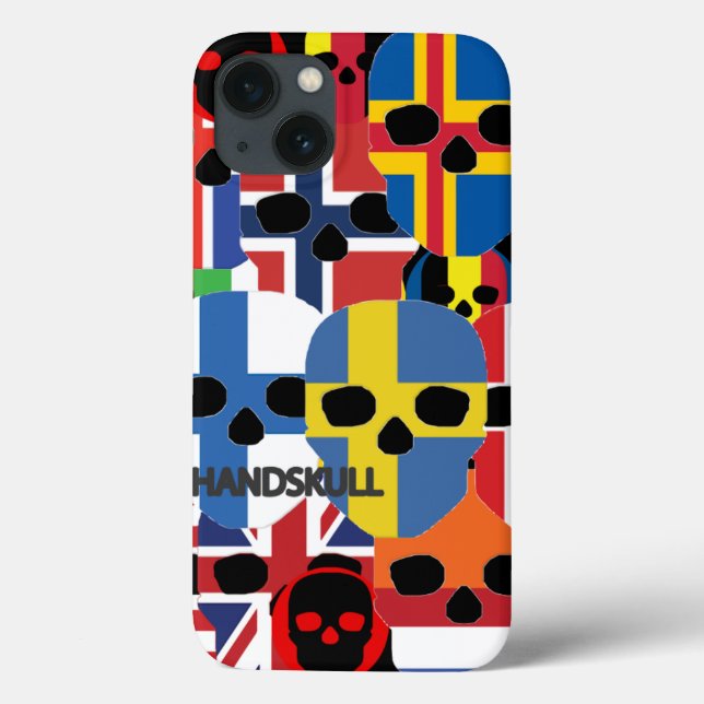 HANDSKULL Cerebro iPad Mal Há Casco-Mate (Verso)